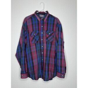 Vintage Union Made Great Northwest Sportswear Flannel Plaid Shirt Men's Sz 2XL?